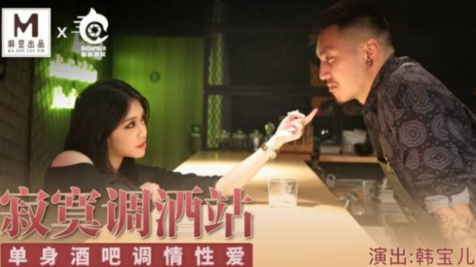 麻豆-寂寞调酒站单身酒吧调情性爱-韩宝儿