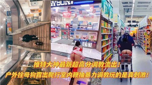 推特大神最新超高分调教流出户外栓母狗露出爬行室内鞭抽暴力调教